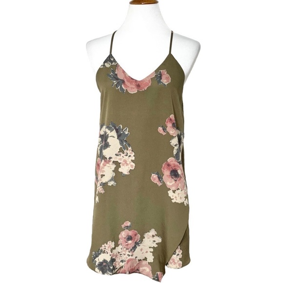 SOLD-Free People Floral Mini Slip Dress - Picture 4 of 13